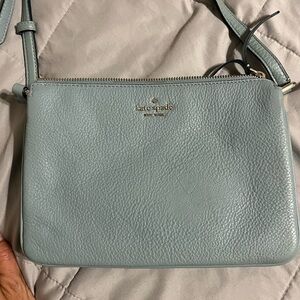 Light blue Kate Spade purse. Crossbody.Excellent condition.